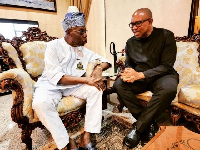 Obasanjo endorses Peter Obi for president