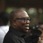 Peter Obi in joyous mood as he votes in Anambra