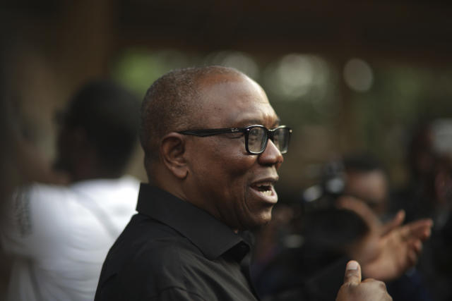 Peter Obi in joyous mood as he votes in Anambra
