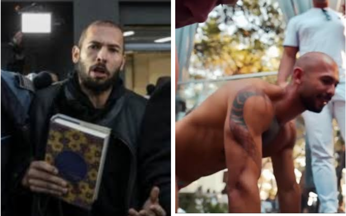 I spent time in prison reading the Qur'an, doing push-ups - Andrew Tate