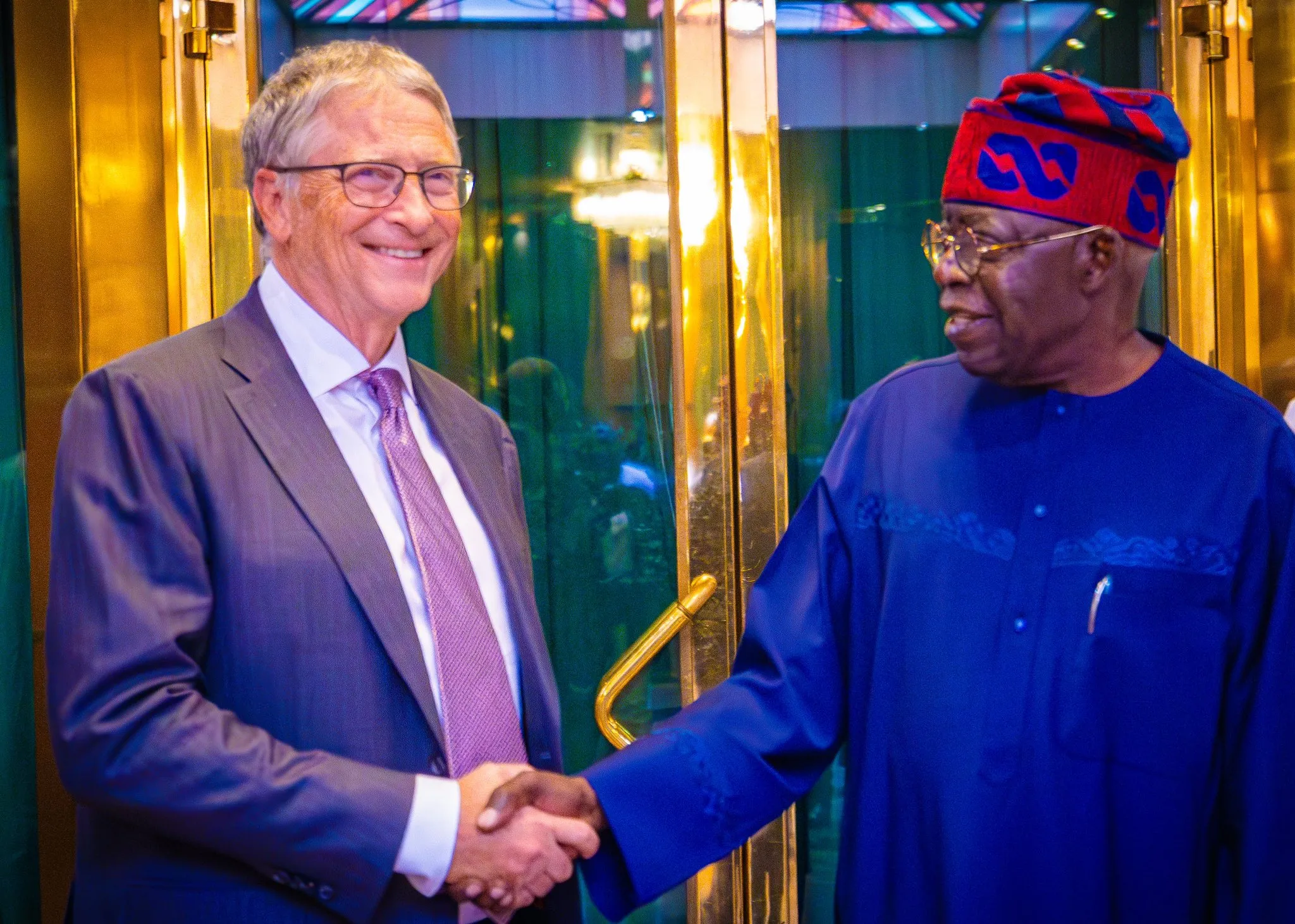 Tinubu receives Bill Gates, Dangote