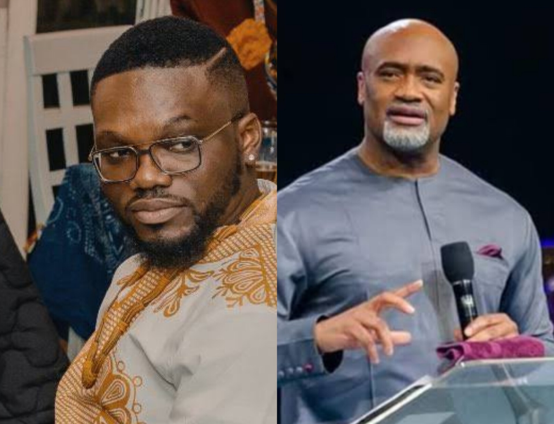 ''You corrupt flaming a**hole'' - Hundeyin slams Pastor Adefarasin