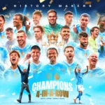 Man City win Premier League title again