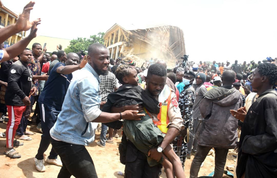 Jos school collapse: Over 20 pupils killed, more than 100 trapped