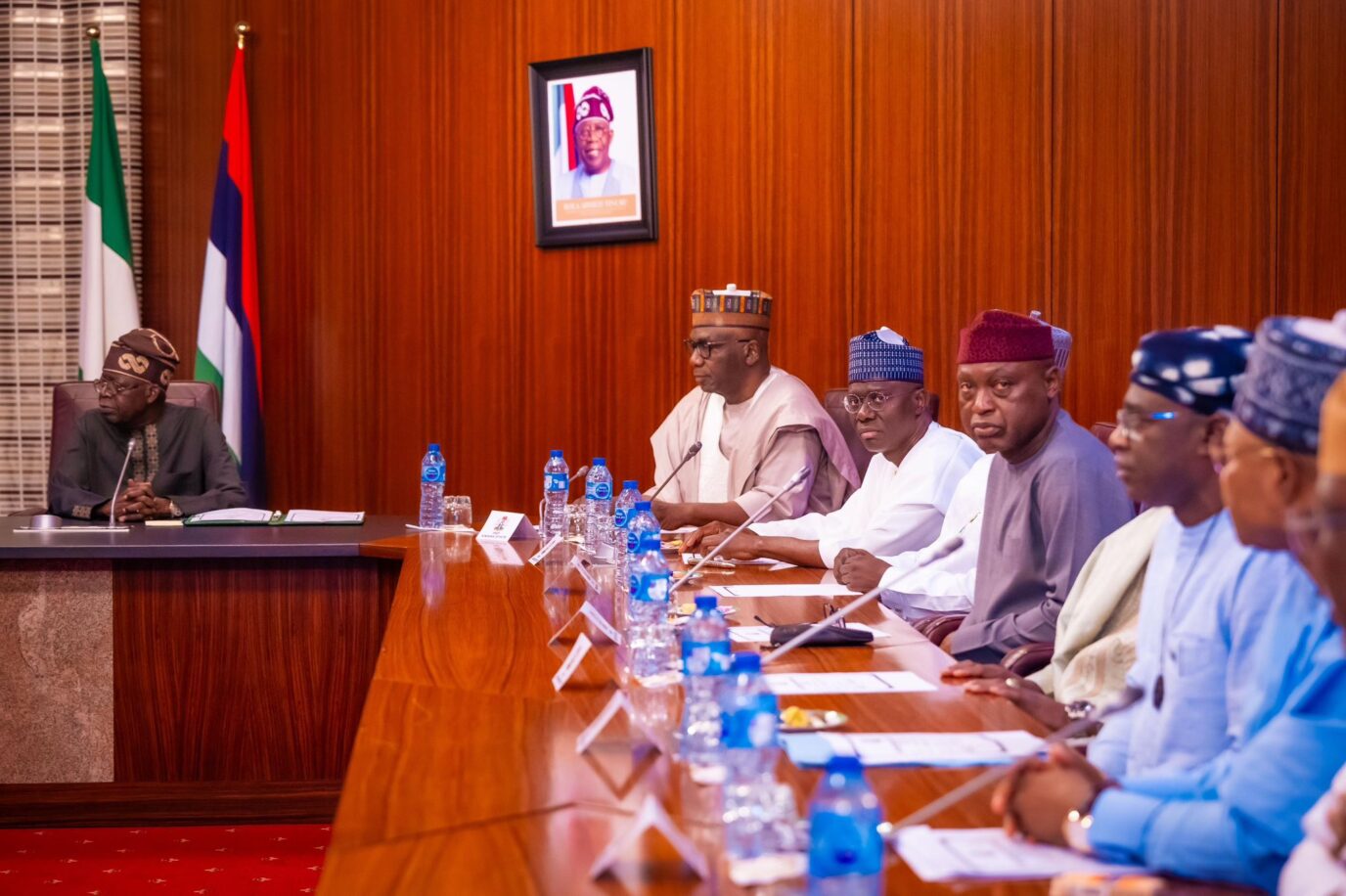 Tinubu meets APC governors meet over nationwide protest