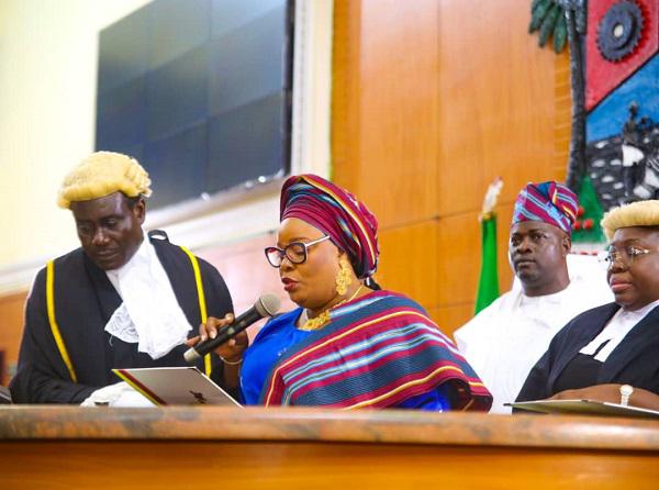 Lagos Assembly installs Meranda as first female speaker