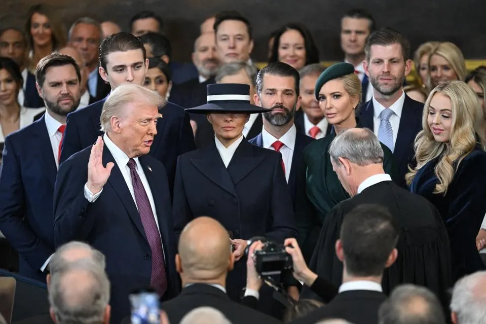 Donald Trump sworn in as 47th President