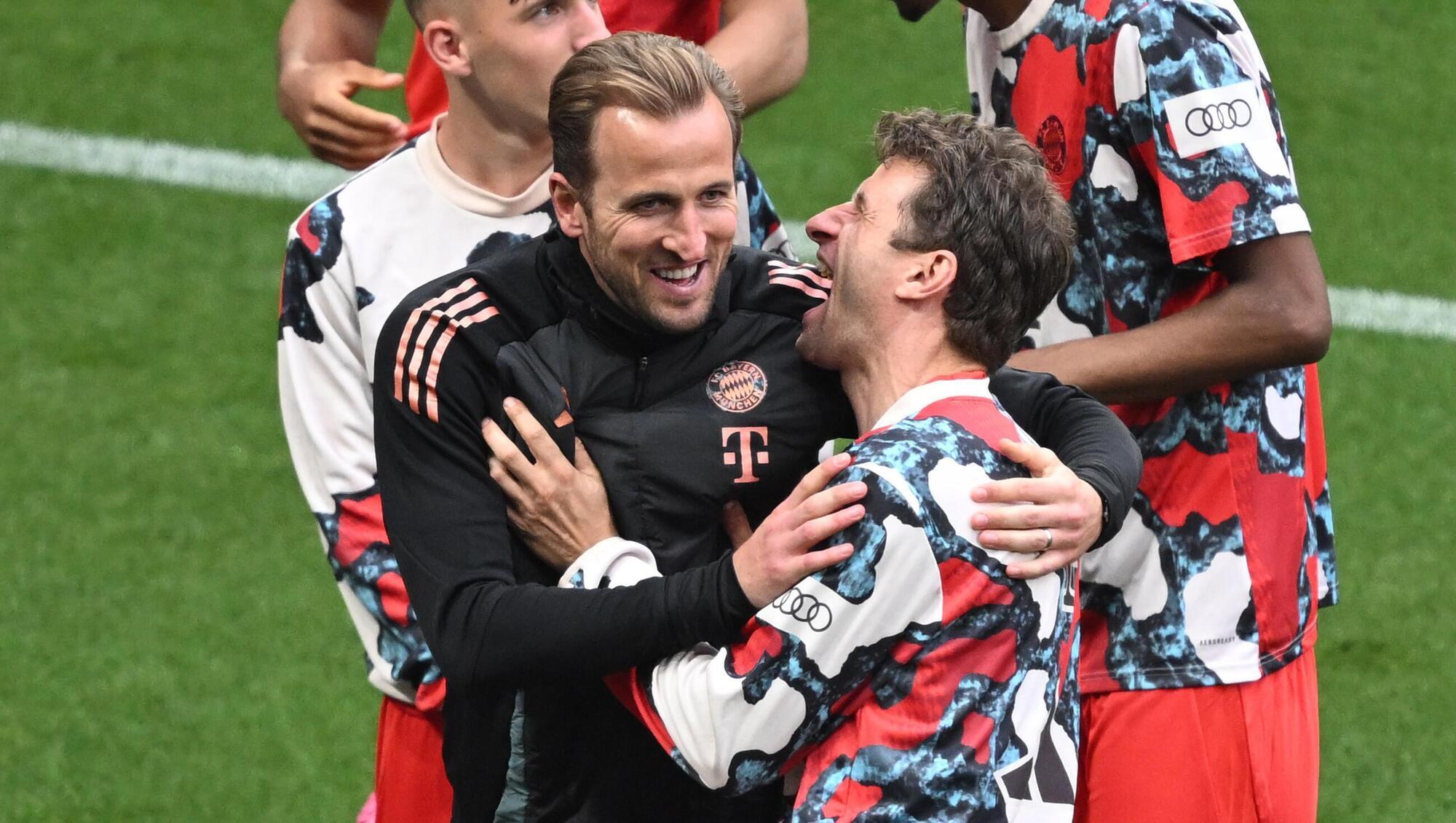 Harry Kane celebrates first trophy of his career at 31