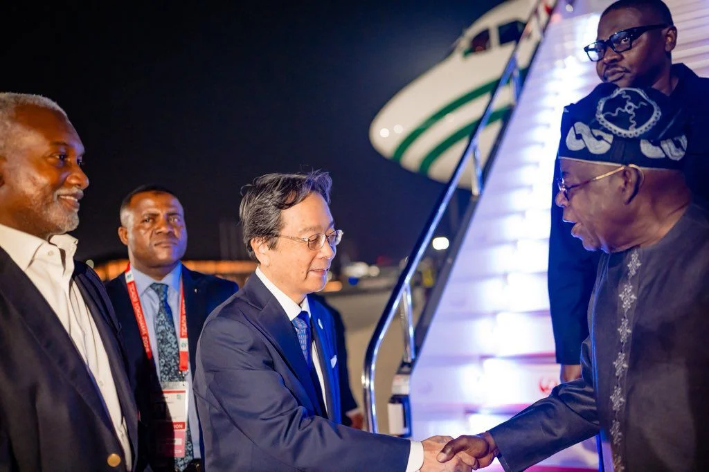 Tinubu arrives in Japan for TICAD9 summit